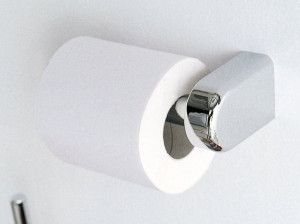 Держатель рулона из хромированной латуни