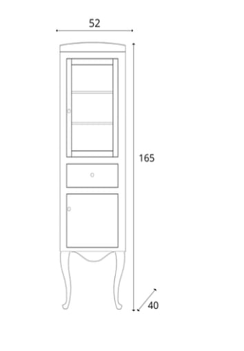 Напольный умывальник с ящиками Gaia Mobili Classic ARCH-00138853 - Вид №2