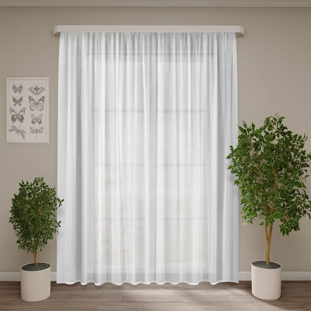 Тюль KREAFORTA Softy — воздушная вуаль для окон 500×280 см 89399648 STLM-1576182