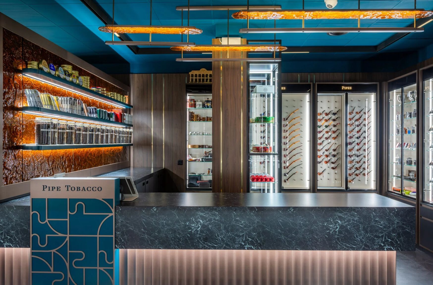 Декоративная стеклянная панель PlusObject GOLD HONEY ARCH-00150993 - Вид №3