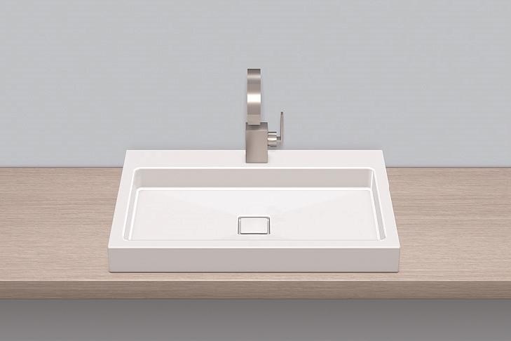 3209000400 Надставная раковина, ab.re700h.2, белая, для простого ухода Alape серия RE (X.plicit) 