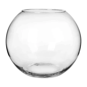 Ваза стеклянная Evis Шар стекло 2 л цвет прозрачный