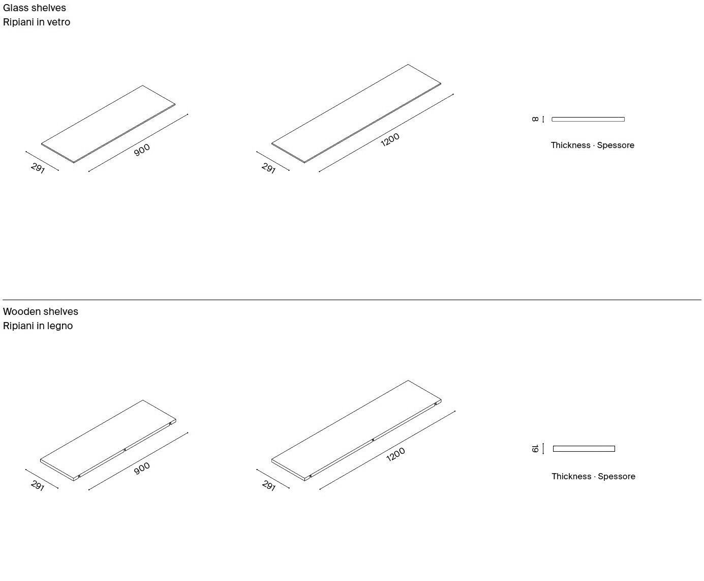 Секционный книжный шкаф из шпона XILIA BUBBLE ARCH-00128471 - Вид №13
