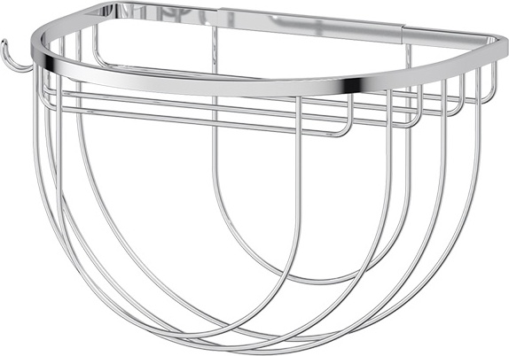 RYN 031 Полочка-решетка с крючком и держателем мочалок 26 cm FBS Ryna