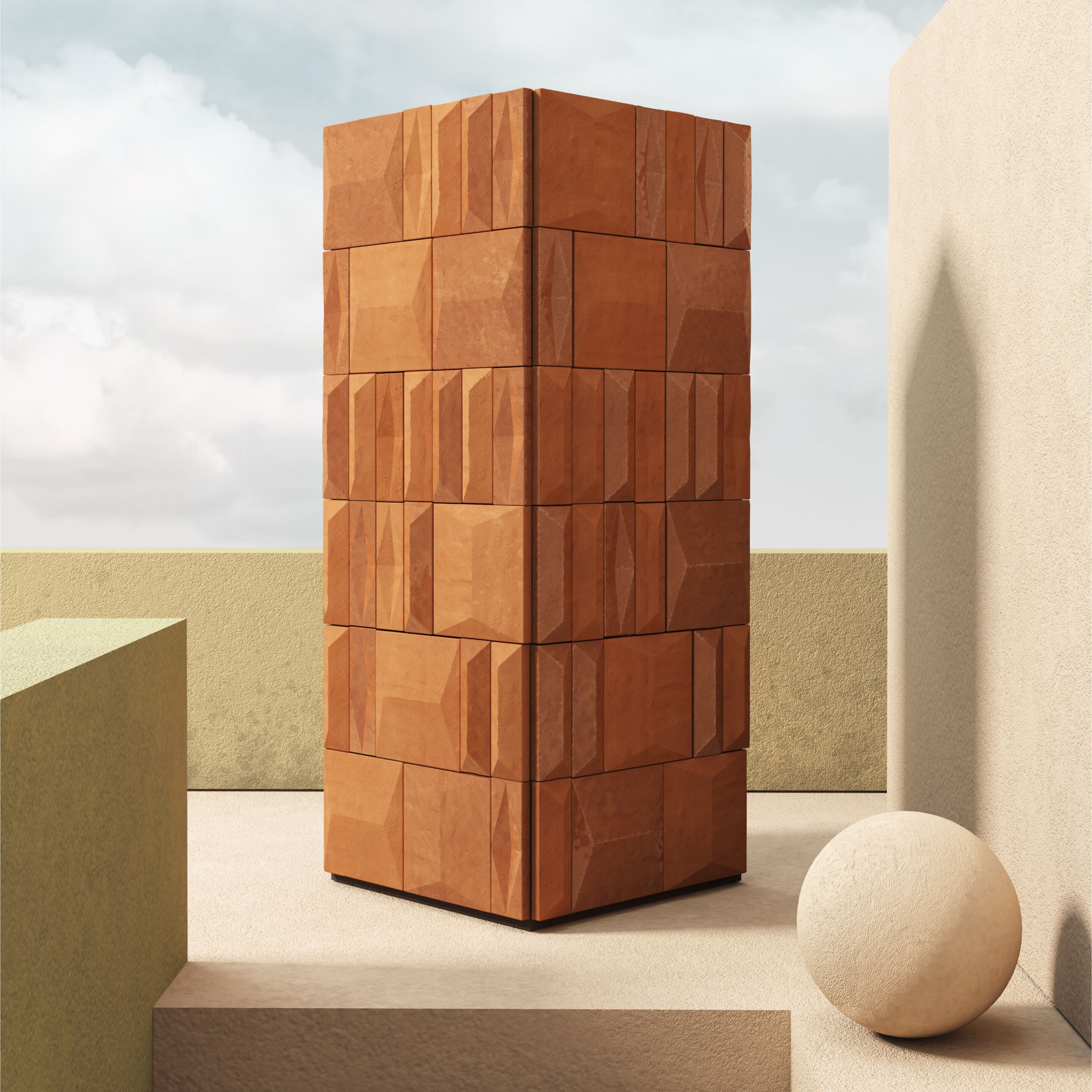 Трехмерное покрытие Theia tiles Милан ARCH-00117754 - Вид №7