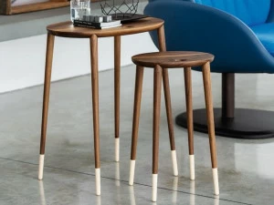 Porada Овальный журнальный столик из массива дерева Iron