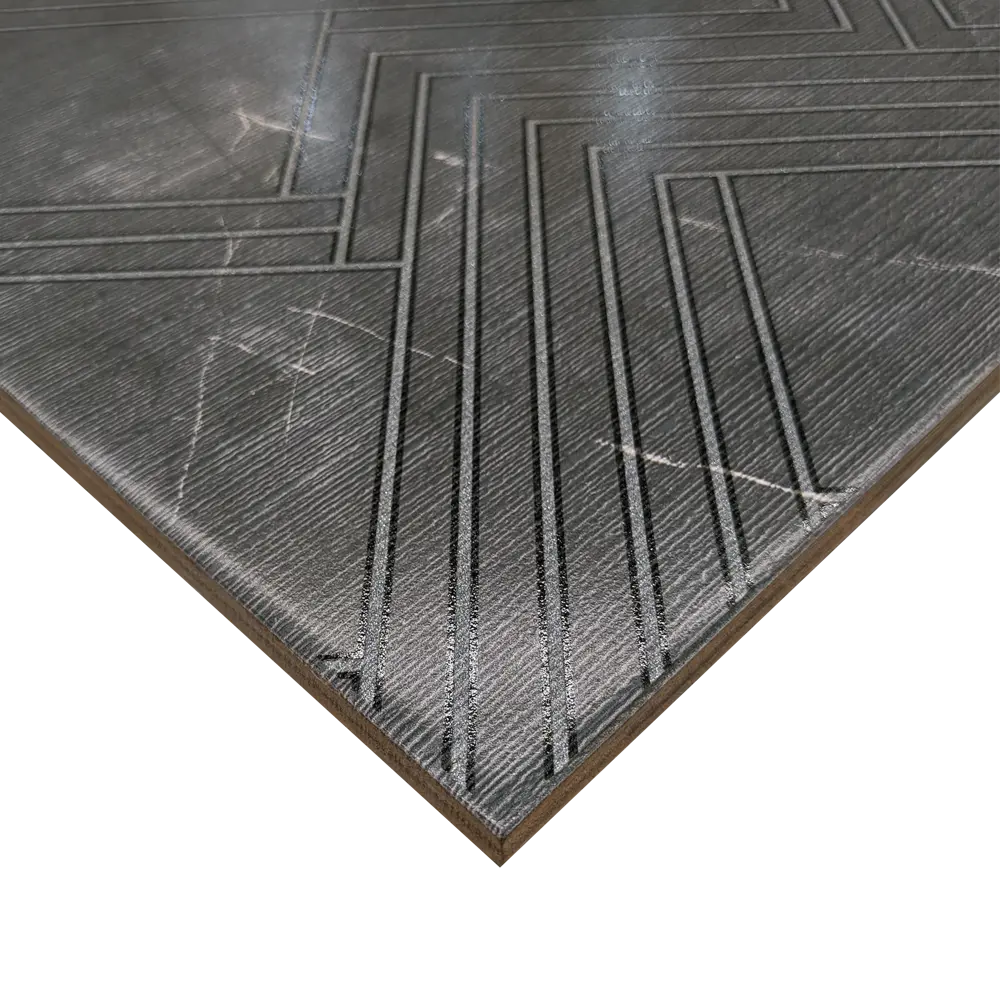 82825658 Декор настенный Azori Hygge Grey Cristall 31.5x63 см матовый камень цвет серый зигзаг STLM-0947907  - Вид №2