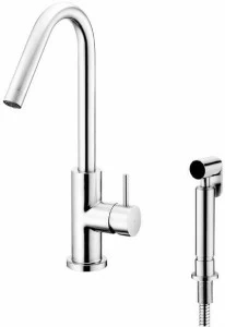 JUSTIME Смеситель для кухни на столешнице из нержавеющей стали Still one 7772-96-82s1