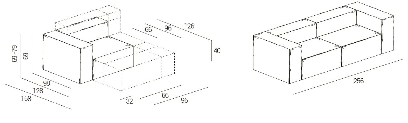 3-местный тканевый диван Dall'Agnese комфорт ARCH-00091941 - Вид №3