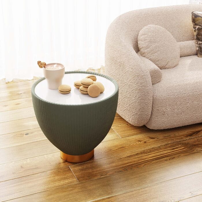 Круглый мраморный журнальный столик KARE Design ENDLESS VEGAS ARCH-00126607 - Вид №5