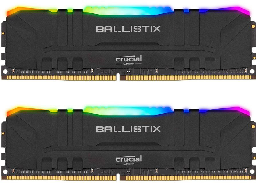 BL2K32G36C16U4BL 64gb kit (32gbx2) ddr4 3600mt/s cl16 unbuffered dimm 288 pin ballistix black rgb Crucial Santreyd 