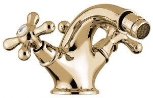12014BR Смеситель Deco Classic с донным клапаном для биде, цвет бронза