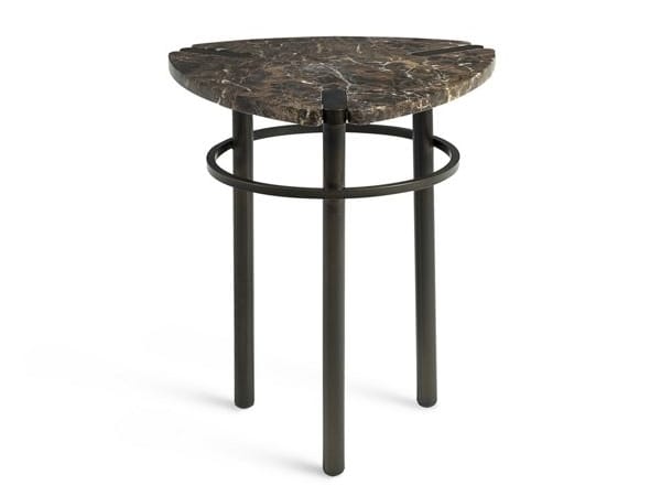 Мраморный треугольный журнальный столик ROCHE BOBOIS PASEO ARCH-00130123 - Вид №1