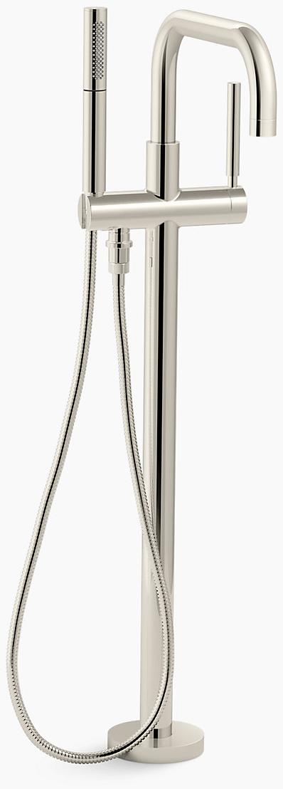 KOHLER Напольная накладка для ванны Purist с ручным душем K-T97328-4-SN 