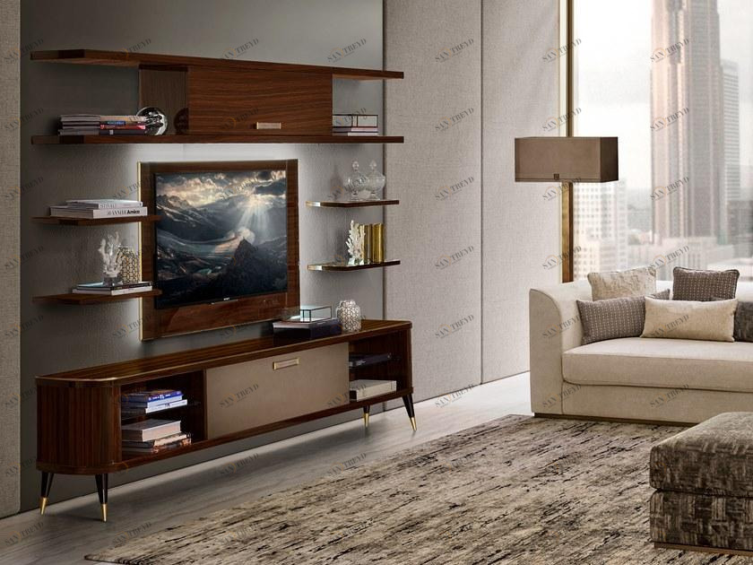 Barnini Oseo Деревянная тумба под ТВ с откидными дверцами Richmond upon thames Rc66 + rc108