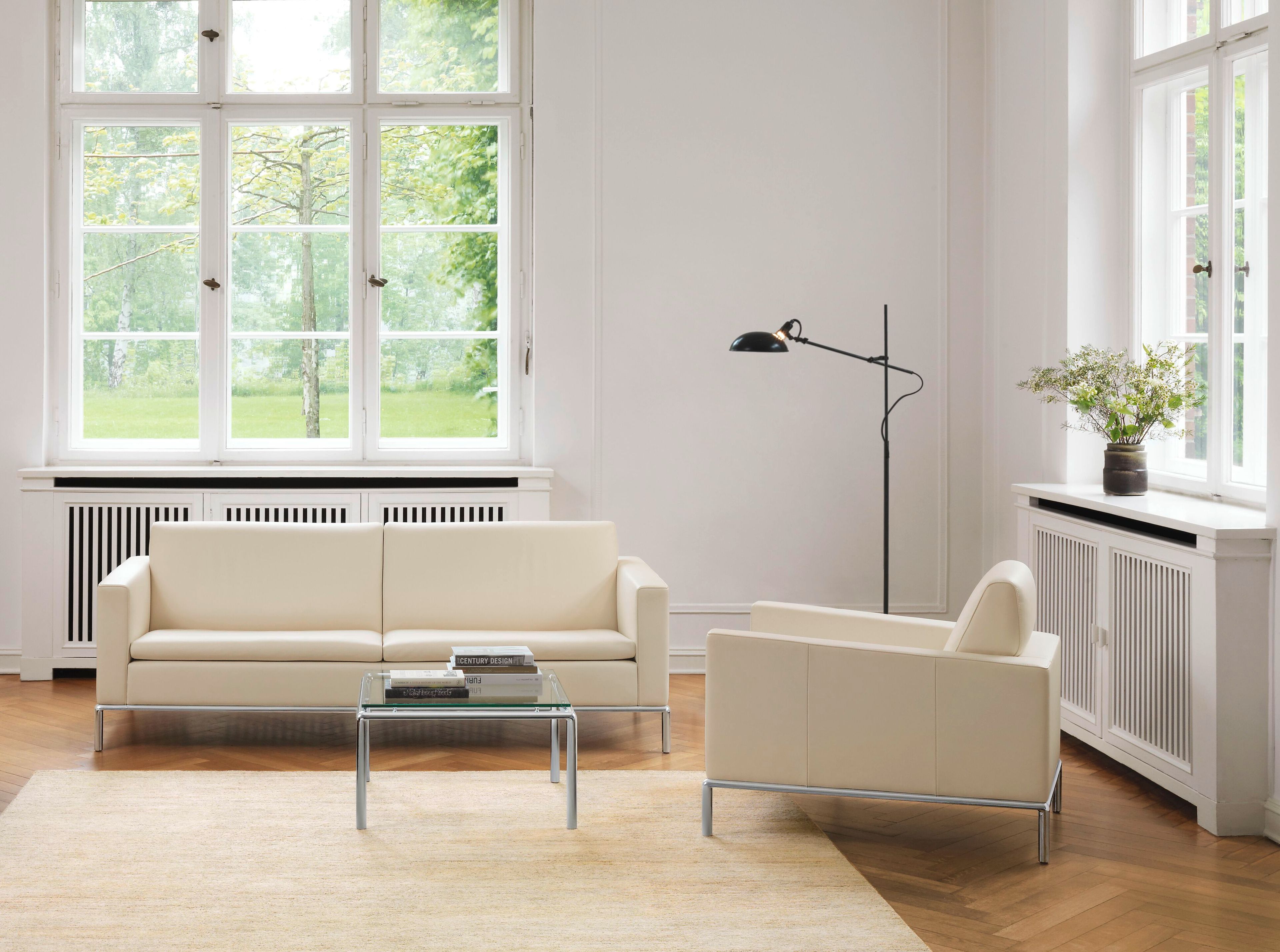 Стальной низкий квадратный журнальный столик de Sede DS-9075 ARCH-00081998 - Вид №1