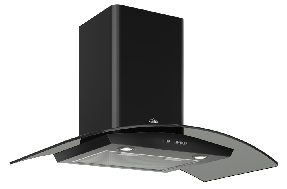8120630 Вытяжка каминная ELIKOR Аметист 90П-650-К3Д черный/прозрачный STDN-0039677