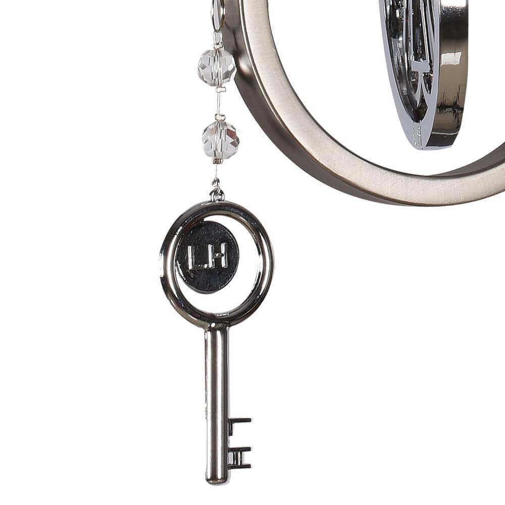 Бра металлическое хром "Орабель" 2036/1W-SNCR-CL LUMIEN HALL СВЕЧА 00-3929832 Серебро  - Вид №2