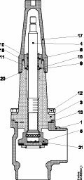 Danfoss SVA-L — запорные клапаны с удлиненным штоком SVA-L 20 D STR H-WHEEL Запорный клапан 148B5350  - Вид №7