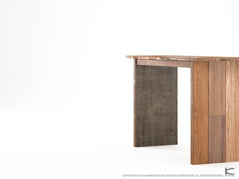 KARPENTER Прямоугольный деревянный стол Organik Or04-tmh - Вид №3