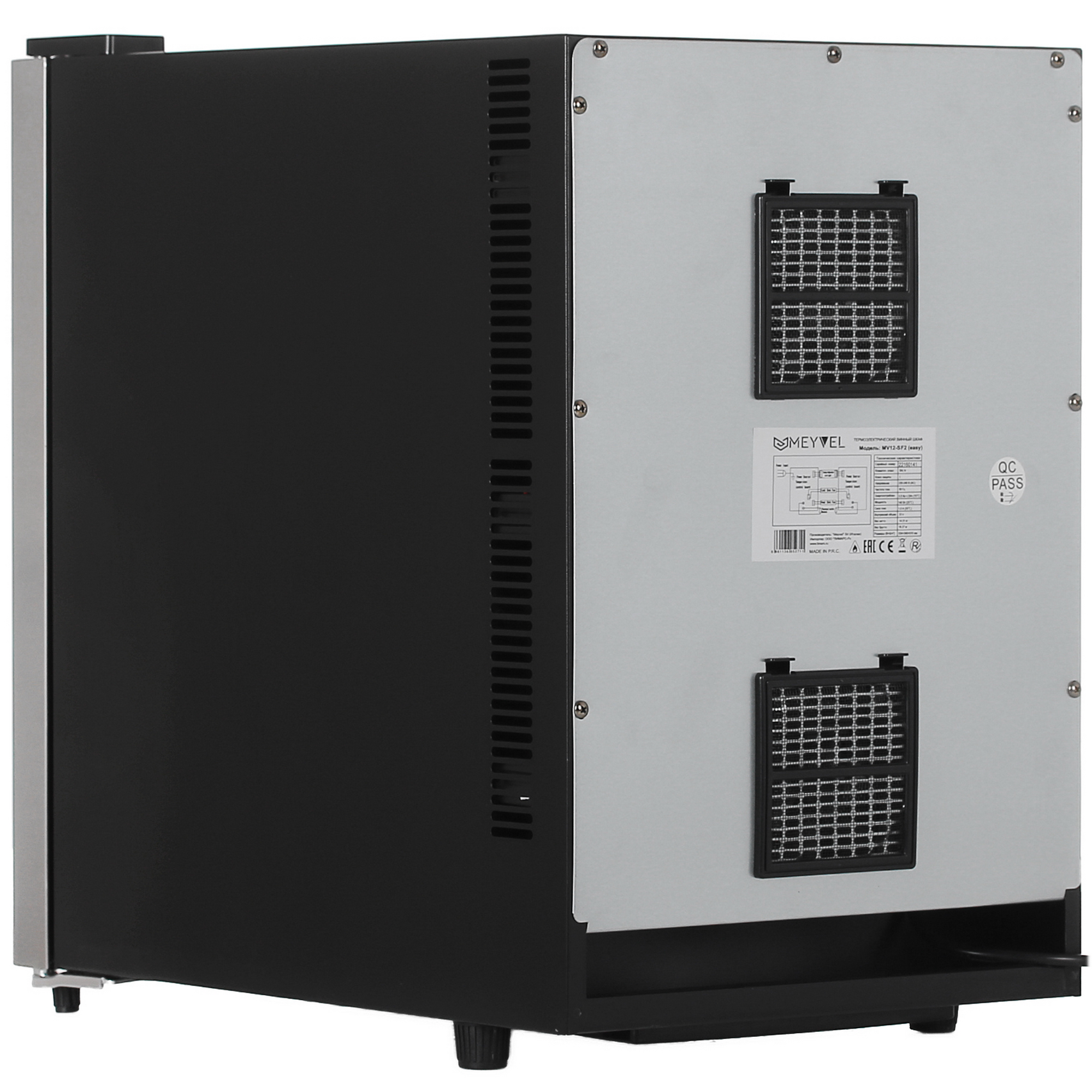 5343814 Винный шкаф Meyvel MV12-SF2 easy серебристый STDN-0044603 - Вид №4