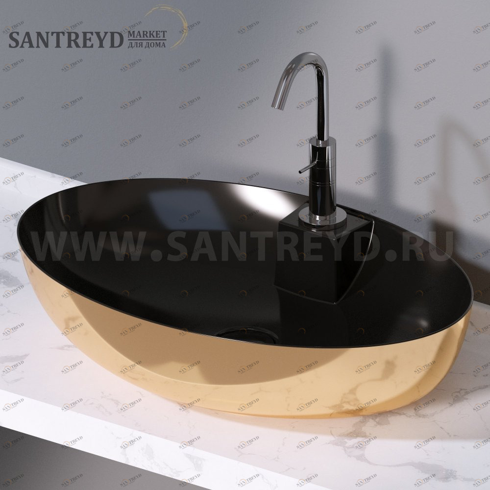 L604252 Накладная раковина на столешницу  овальная A. e T. Italia ELITE AeT ITALIA