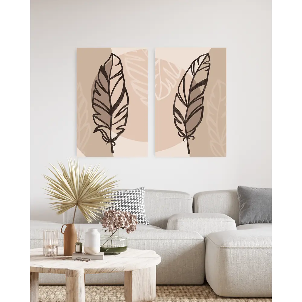 Картина на холсте Перо графика 40x60 см Постер-лайн STLM-2183570 - Вид №2