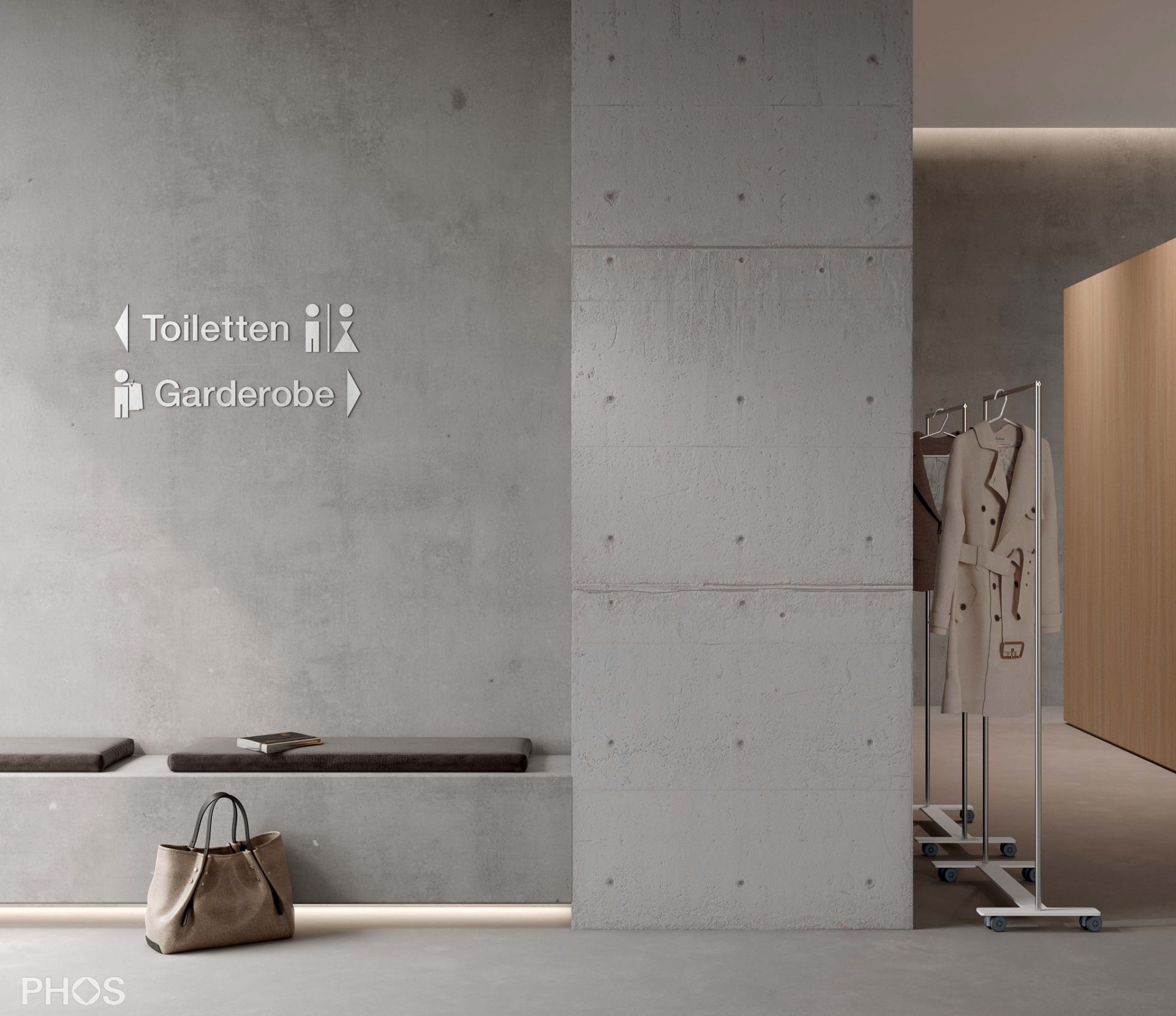 P0201 Туалет пиктограмма мужчины и женщины PHOS  - Вид №6