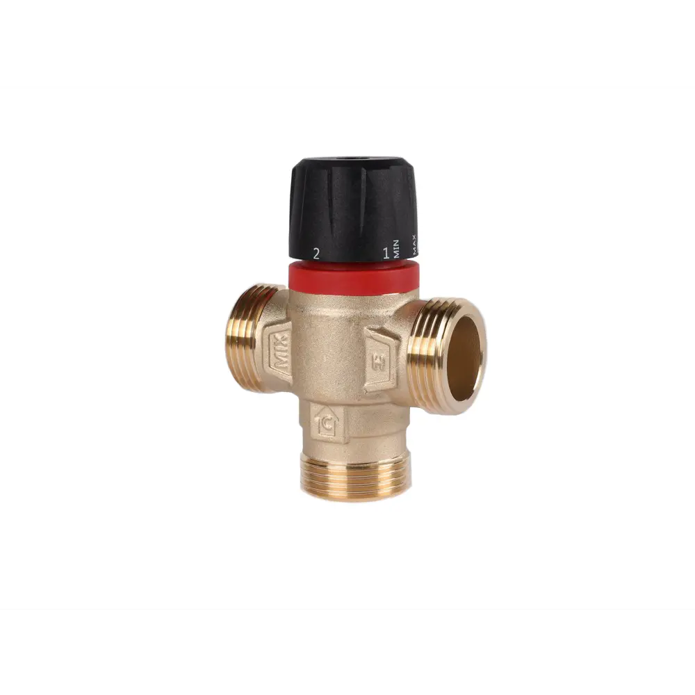 Термосмеситель 1" НР 35-60° KV2.5 боковое смешивания ROMMER STLM-2018033