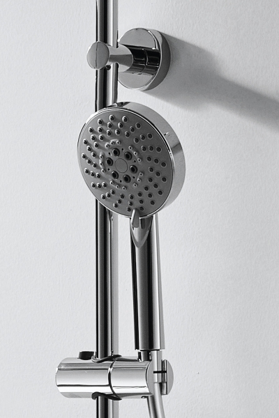 Душевая колонна с термостатическим смесителем для душа и верхним душем WATERFALL F639114C-A5-RUS bravat - Вид №2