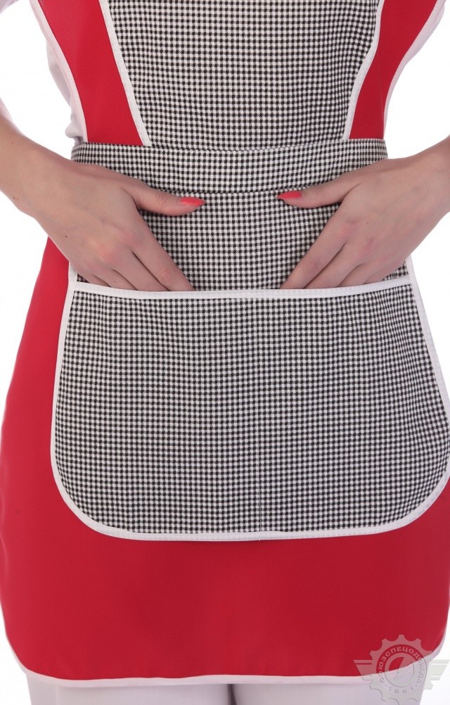 69186 Фартук-халат "Рябинушка"  Одежда для обслуживающего персонала  размер 56-62 Спецодежда  - Вид №5