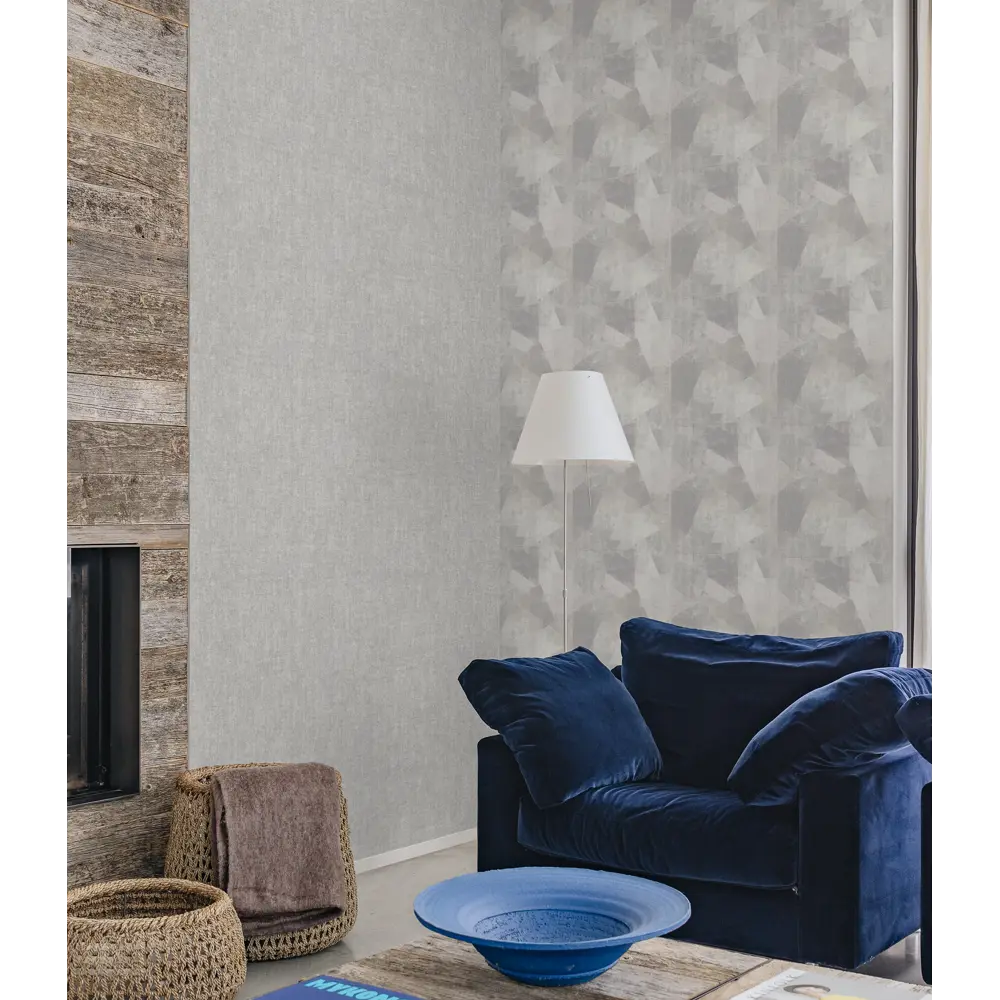 Обои флизелиновые Grandecolife Triangles серые 1.06 м R104023 STLM-2004989 - Вид №3