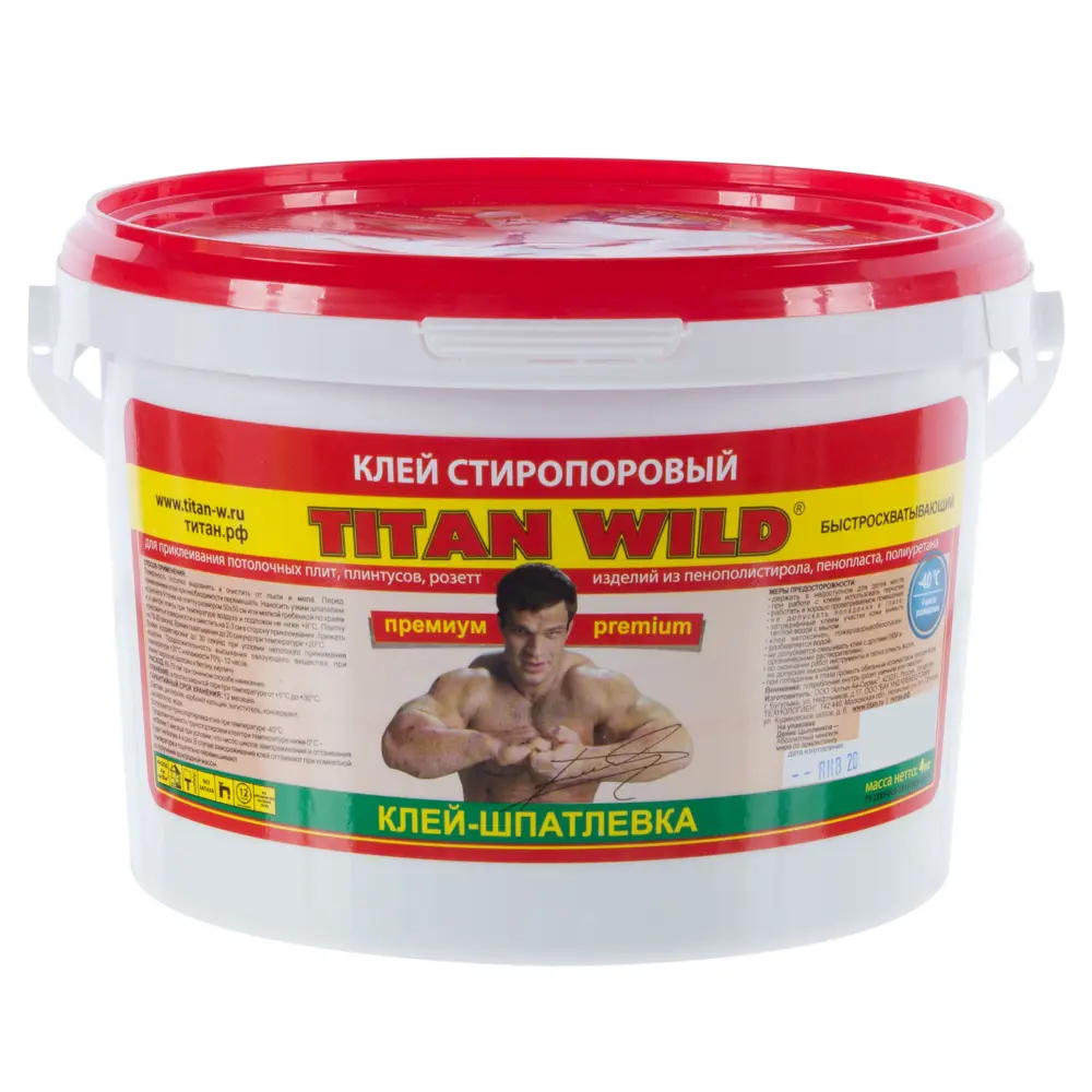 Клей Titan для потолочных изделий стиропоровый 4 кг Santreyd STLM-2044318