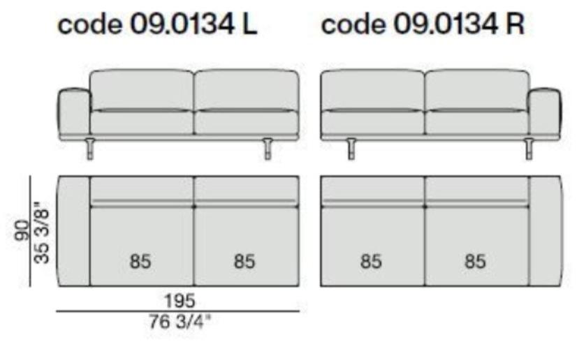 Porada Модульный тканевый диван с вещевым ящиком Eighteen sun-id-1365862 - Вид №32