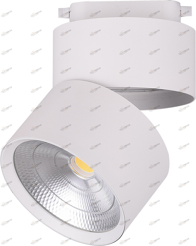 Светильник трековый светодиодный угол освещения 90° на шинопровод 15 см белый 4000K AL107 32477 FERON  00-3955586 Белый 