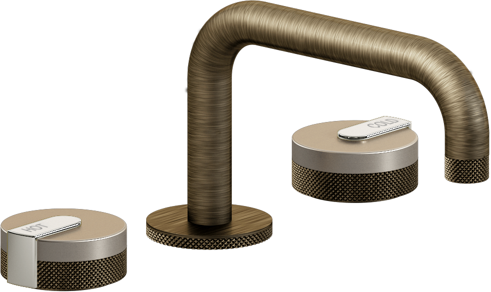 E-11510-R1BNi-L1PC-VBB Смеситель для умывальника на 3 отвертия GRAFF MOD+