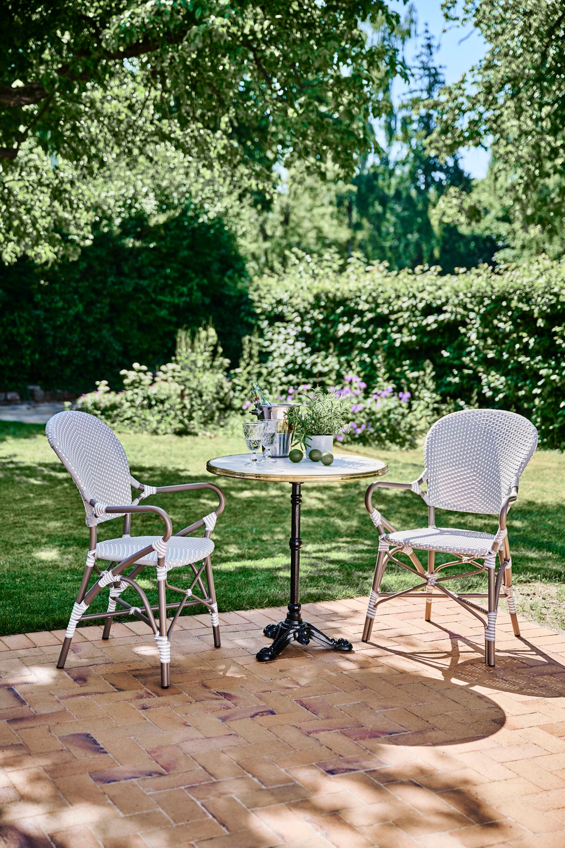 Алюминиевый садовый стул и ArtFibre с подлокотниками Sika Design Alu Affäire ARCH-00102669 - Вид №5