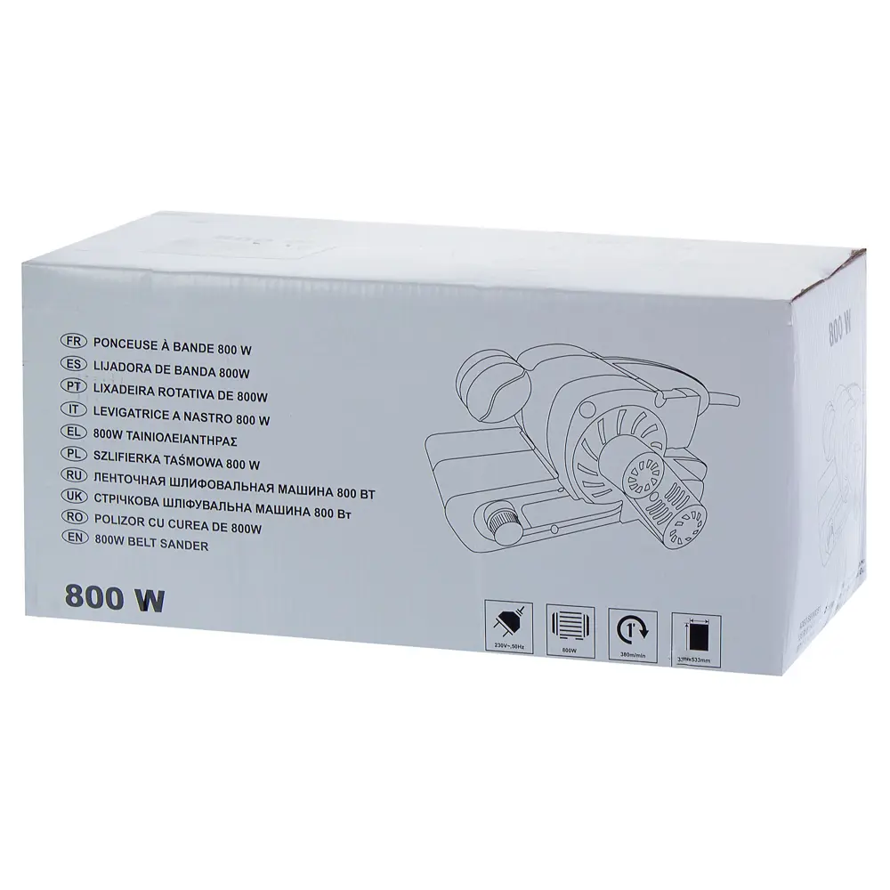 Ленточная шлифовальная машина 800 Вт 76х457 мм 18680892 STLM-2030039 Santreyd  - Вид №5