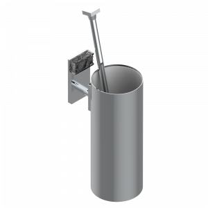 U5F-4720 Стакан настенный и щётка для унитаза Thg-paris Vegetal Хром
