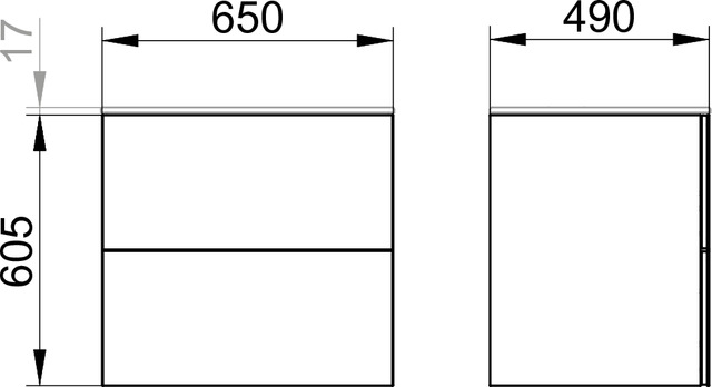 32953970000 Тумба под умывальник KEUCO Plan - Вид №2