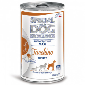 ПР0059885 Корм для собак EXCELLENCE Chunkies для крупных пород, индейка банка 1275г SPECIAL DOG