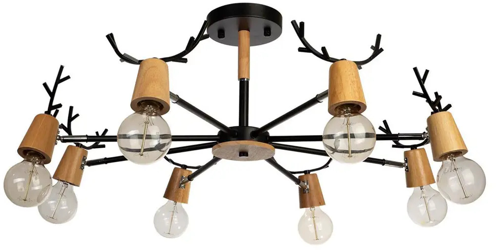 91258559 Светильник подвесной Loft it Sven 10024/8Black 320W E27 STLM-0931983