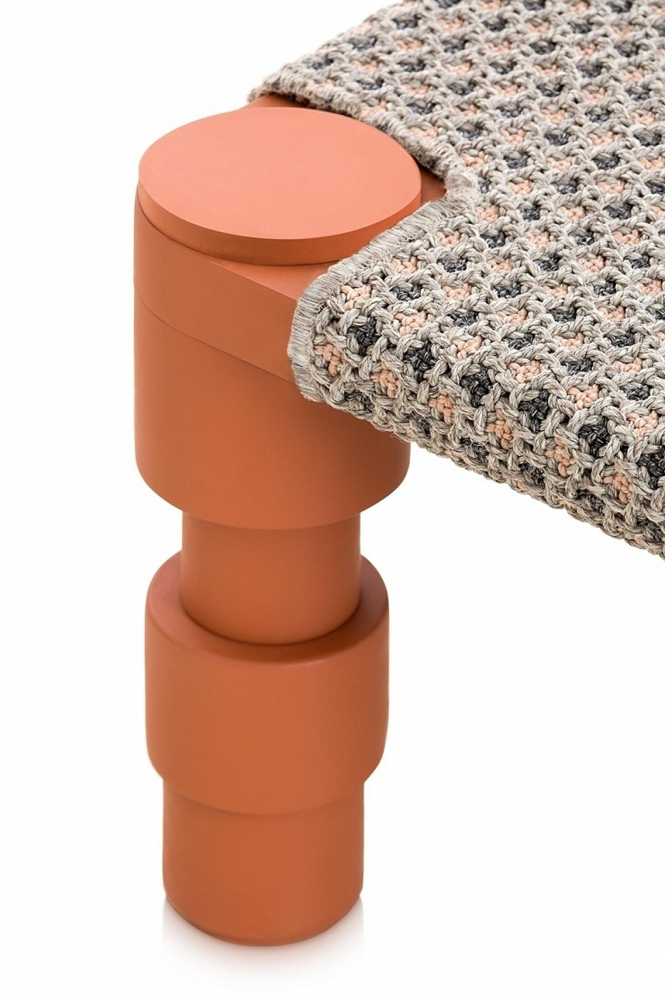 069908 Индийская кровать GL Gofre terracotta Double GAN Garden Layers - Вид №1