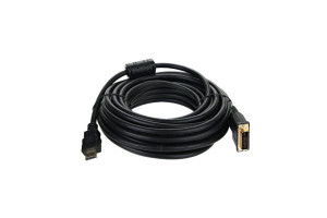 16170754 Кабель HDMI to DVI-D Dual Link /1в9M -25M/ 10м, 2 фильтра, CU CG481F-10M Telecom