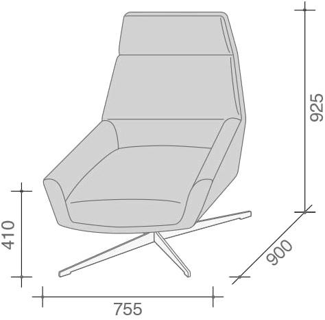 Lema Кресло Bergere с подставкой для ног sun-id-1361357 - Вид №2