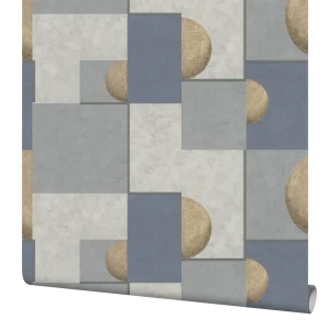 Обои флизелиновые Palitra Home Eclipse синие 1.06 м HC72080-46