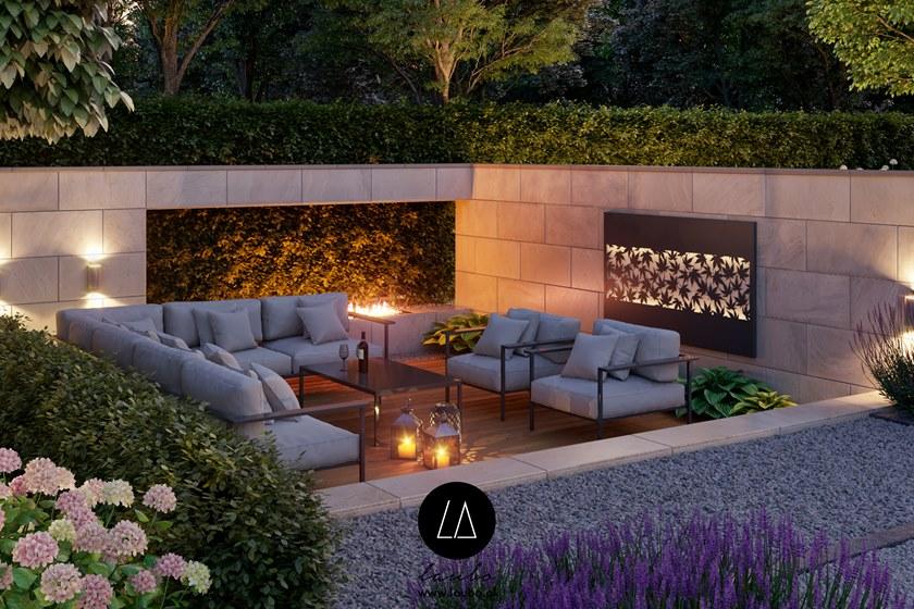 Laubo Левый угловой 3-х местный садовый диван с подлокотником Cosi sun-id-1413378 - Вид №4