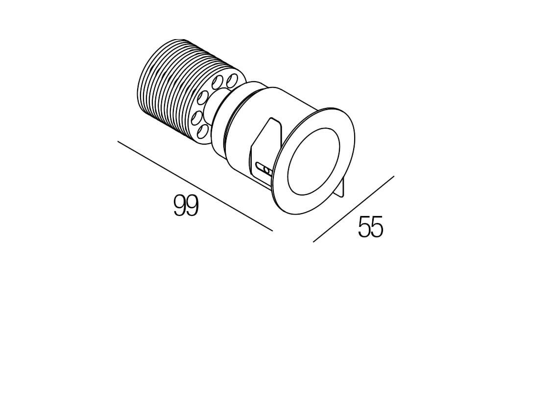 Утопленный светодиодный прожектор Flexalighting LEAF 10 UGR ARCH-00031775 - Вид №2