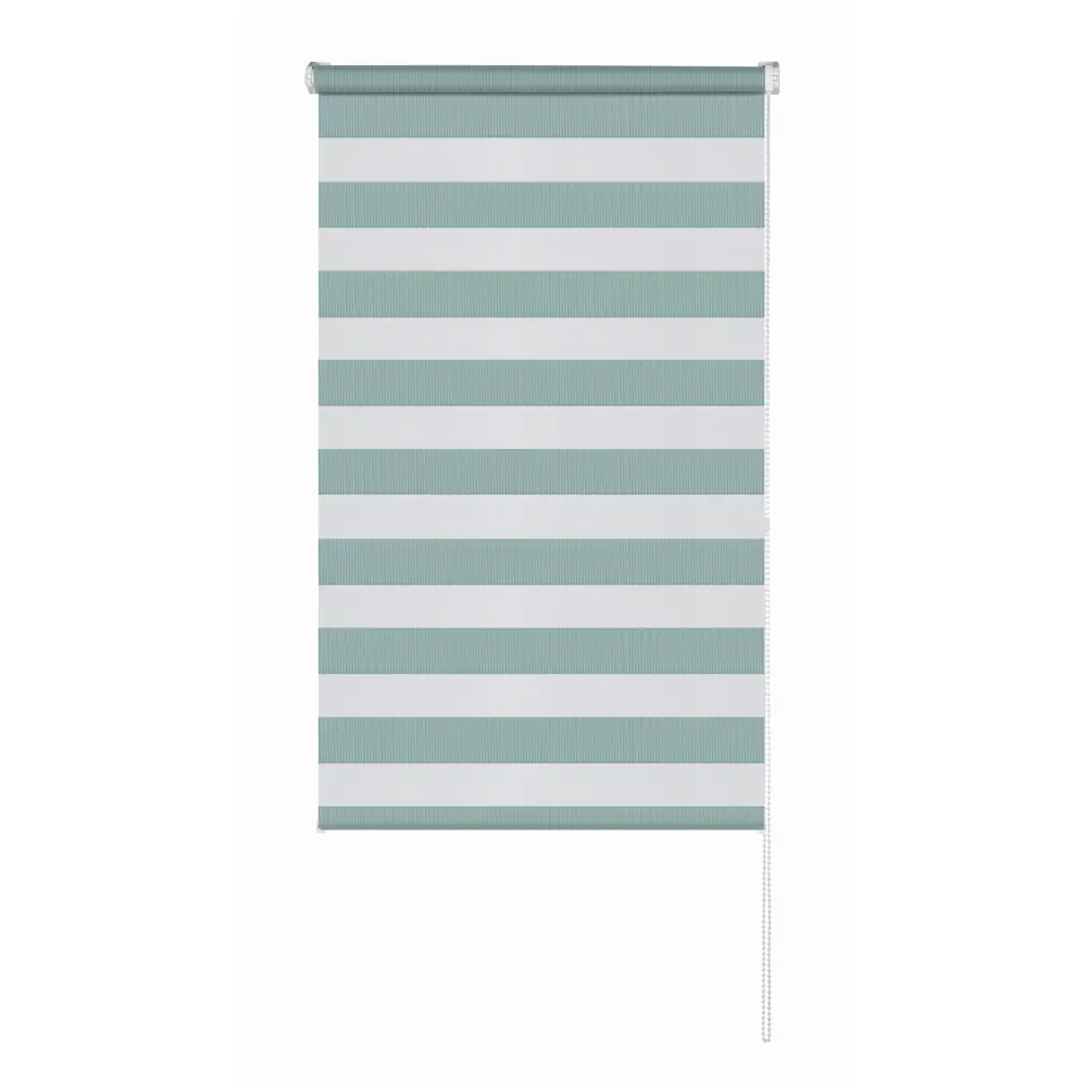 Рулонная штора день-ночь MIAMOZA Петер 180×175 см бирюзовая 89411404 STLM-1577982