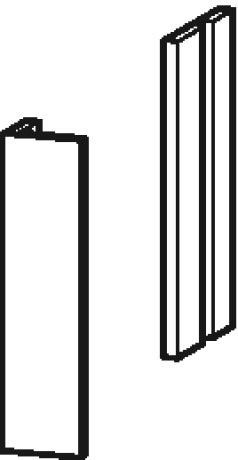 BR519905252 Доборная планка для шкафчика Brioso Brioso #BR5199 16 мм Европейский дуб, декор Duravit - Вид №1